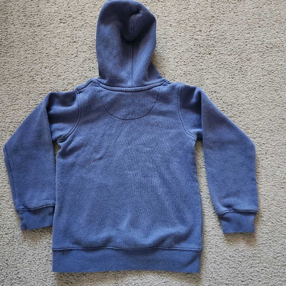NIKE Kids Hoodie Size 6X Blue Just Do It Cotton Poly Sweatshirt Swoosh - Picture 5 of 9